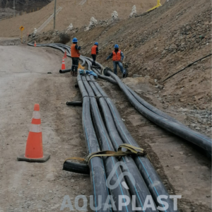 TUBERIA HDPE 160MM PN8 SDR21 NTP ISO4427