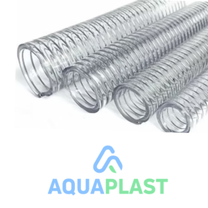 MANGUERA ALAMBRADA TRANSPARENTE -INDUSTRIAL