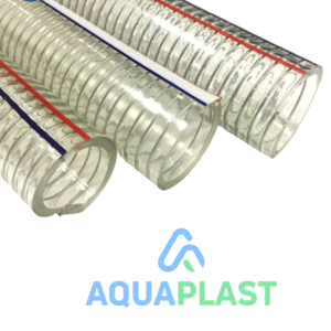 MANGUERA ALAMBRADA TRANSPARENTE -INDUSTRIAL